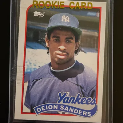 1989 Topps Traded Deion Sanders #110T Rookie Card