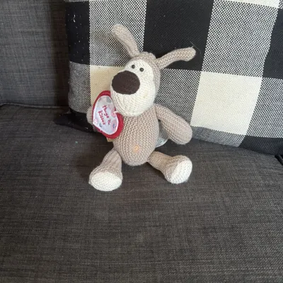 Adorable Valentine's Day Dog Plush – "Hugs & Kisses" ❤️🐶